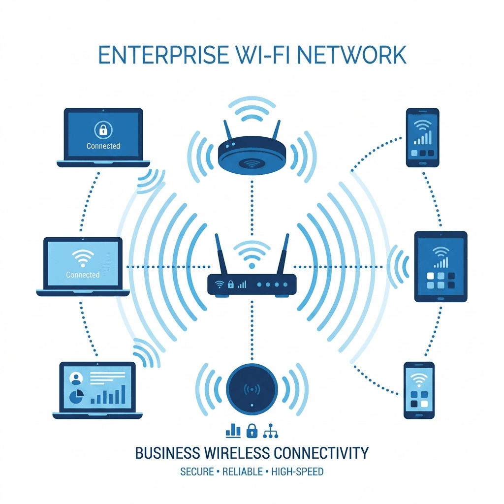 Enterprise Wi-Fi Solutions by Layerix Networks – wireless network setup and access points
