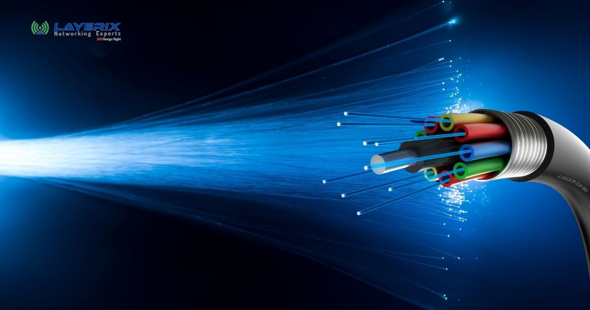 Optical fibre cabling installation by Layerix